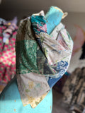 Jaded Gypsy Kantha Patchwork Large Square Scarf