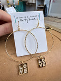 All My Love Hoop Earrings by Jennifer Thames Originals