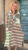Prairie Star Patchwork Dress