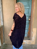 Plum Poetry Lace Tunic