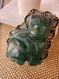 Jade Cat Spirit Ring