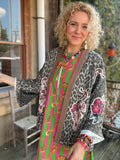 Wild Rose Tiger Kimono Jacket