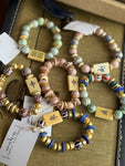 Wood Tile Mahjong Bracelet
