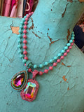 Sleeping Beauty Necklace - Pink or Blue?