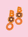 BOO Web Earrings