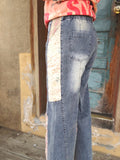 Patchwork Wanderer Denim Pants