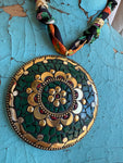 JTO Mosaic Dreams - Forest Ember Scarf Necklace