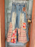 Wildflower Wanderer Patchwork Jeans