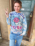 🌹 Arizona Rose Tie-Dye Sweatshirt
