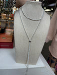 2 Colors - Crystal Lariat Necklace