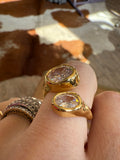 Double Crystal Wrap Ring by Jennifer Thames Originals