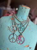 ✨ Peace, Love & Boho Necklace