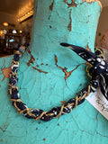 Bandana Twist Scarf Chain Necklace – by Jennifer Thames Originals
