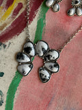 Buffalo Turquoise Squash Blossom Set