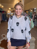 Spooky Cozy Skull Sweater