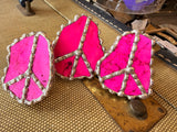 Peace, Love & Pink Ring
