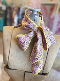 Sun-Kissed Lilac Leopard Twilly Scarf