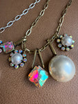 Pearl Dallas Alice Charm Necklace