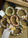 Wood Tile Mahjong Bracelet
