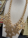 Matt Star Charm Necklace Gold or Silver