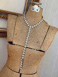 Ice Queen Crystal Lariat Necklace