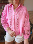 Sugar Lace Button-Up