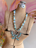 Turquoise Flight Butterfly Necklace by A Rare Bird