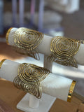 Golden Spiral Statement Bangle