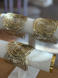 Golden Spiral Statement Bangle
