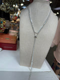 2 Colors - Crystal Lariat Necklace