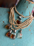 Vintage Muse Perfume Bottle Necklace