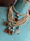 Vintage Muse Perfume Bottle Necklace