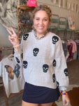 Spooky Cozy Skull Sweater