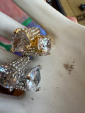 Teardrop Bling Ring - gold or silver