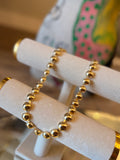 WAFA Golden Glow Beaded Necklace