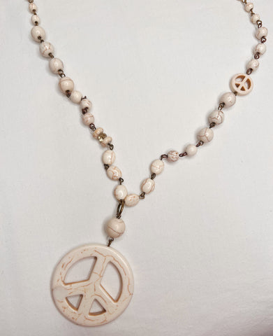 Carol Su Peace Necklace