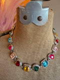 Candy Hearts Crystal Necklace