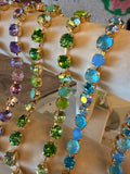 WAFA Emerald Glow Crystal Necklace