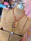 Southern Sweetheart Portrait Necklace