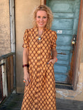 Espresso Harvest Midi Dress