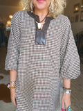 Highland Houndstooth Dress