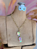 Double Take Crystal Necklace