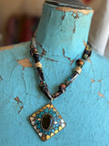 JTO Mosaic Dreams - Desert Night Scarf Necklace