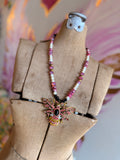 Queen Bee Crystal Necklace by A Rare Bird