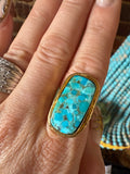 Jennifer Thames Turquoise Gemstone Ring