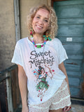 Worn and Weathered Tee Mischief One Size by Jaded Gyspy