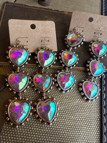 Heart Throb Dangle Earrings