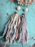 Rare Bird Bloom Tassel Earrings