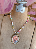 Darling Muse Portrait Necklace - Artsy Beads