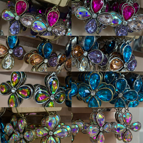 Petal Pop Crystal Earrings